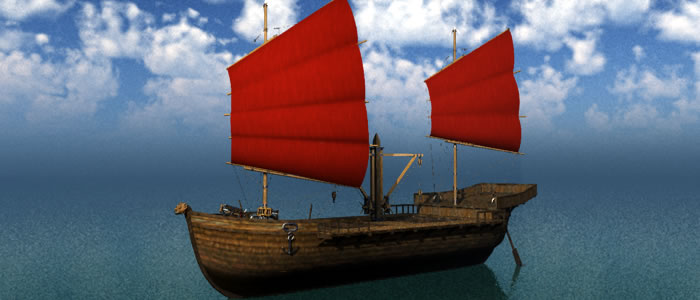 Orc Merchant Ship 3D Model