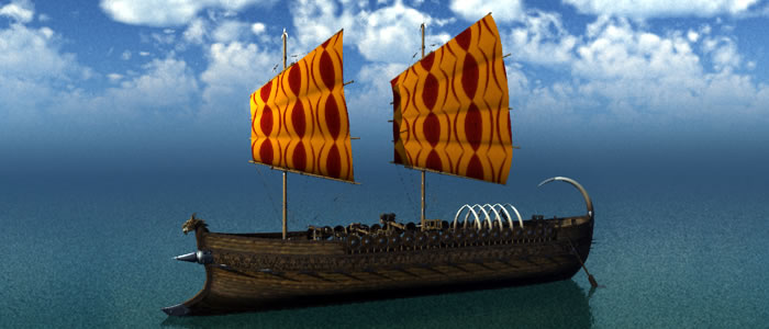 3D Orc Noble's Ship