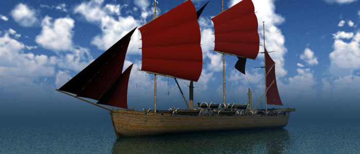 Orc Whaler's Ship 3D