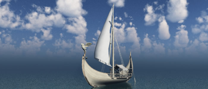 Elven Small Sail Boat R2