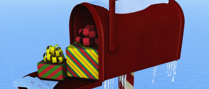 Free 3D Christmas Mailbox